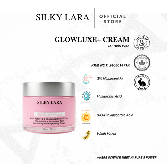 Silky Lara Glow Luxe Krim Melembabkan & Mencerahkan