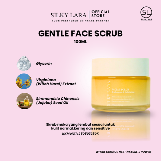 Silky Lara Facial Scrub Exfoliating & Brightening