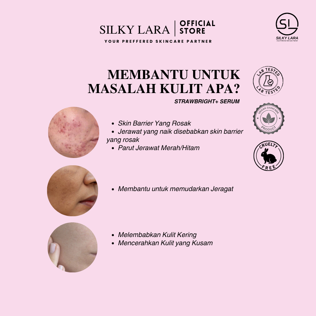 Silky Lara Strawbright+ Serum