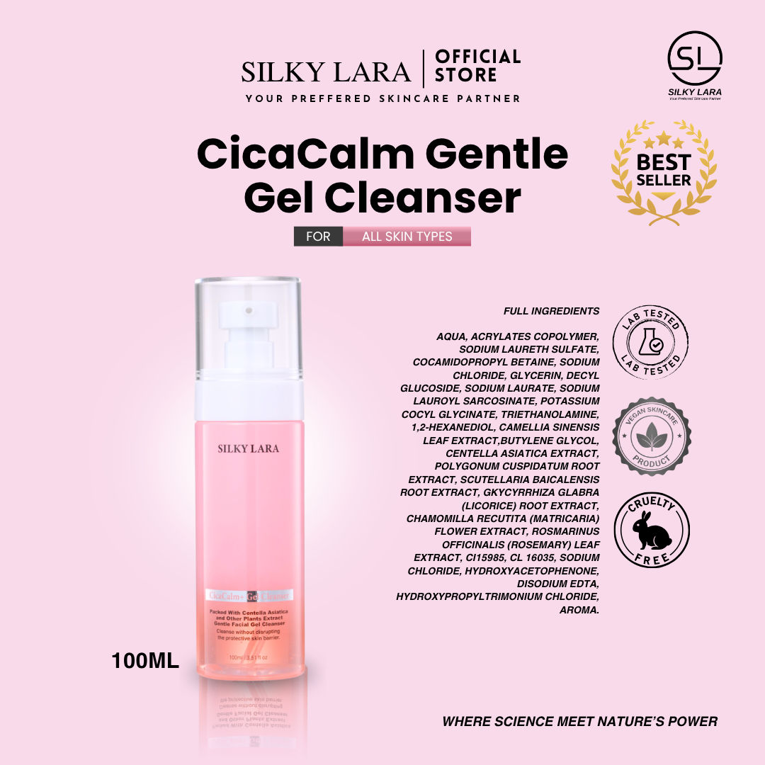 Silky Lara CicaCalm+ Gentle Gel Cleanser