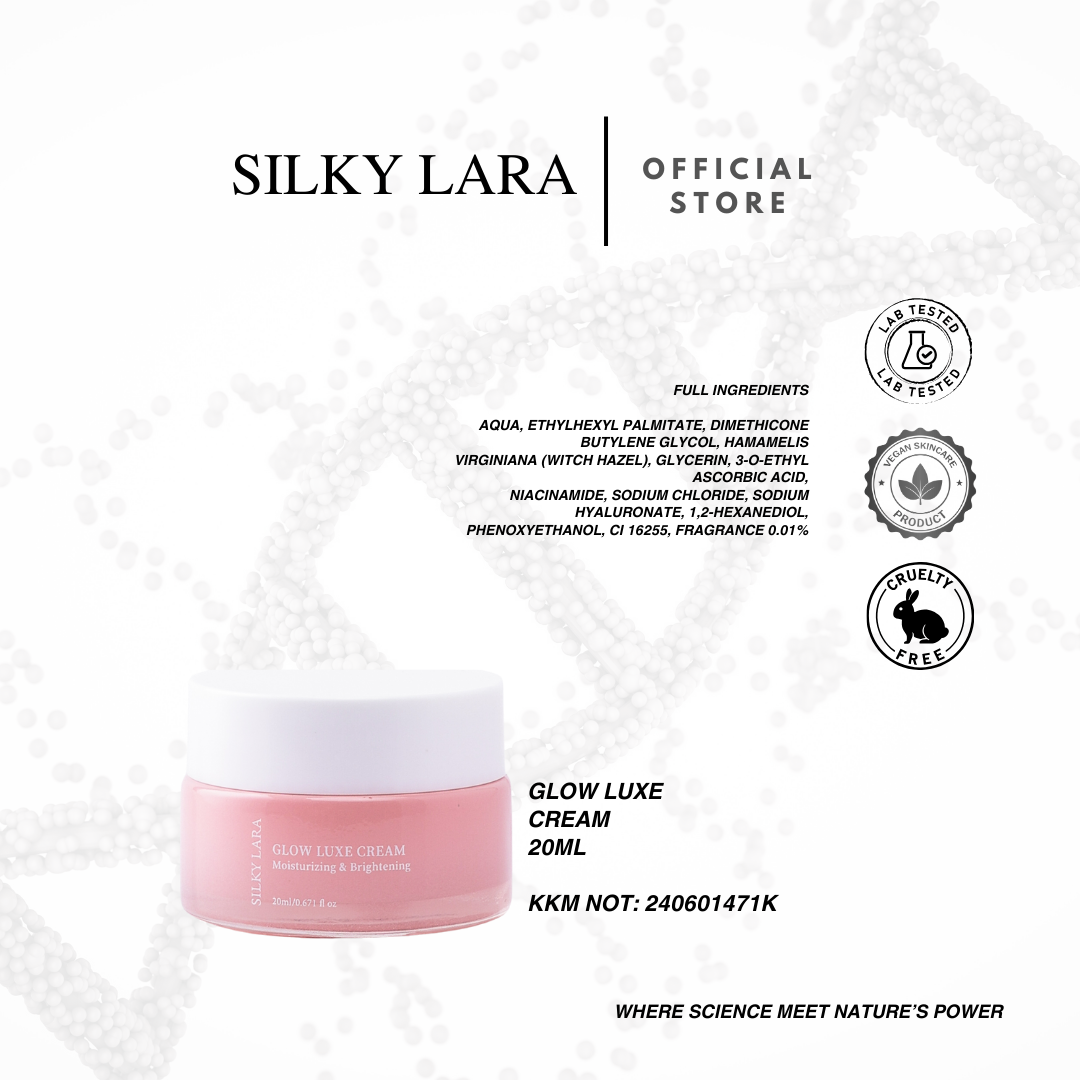 SILKY LARA COMBO C (MINI SET PENCUCI MUKA 30ML,SERUM15ML,PELEMBAB MUKA 20ML&SUNSCREEN50ML)