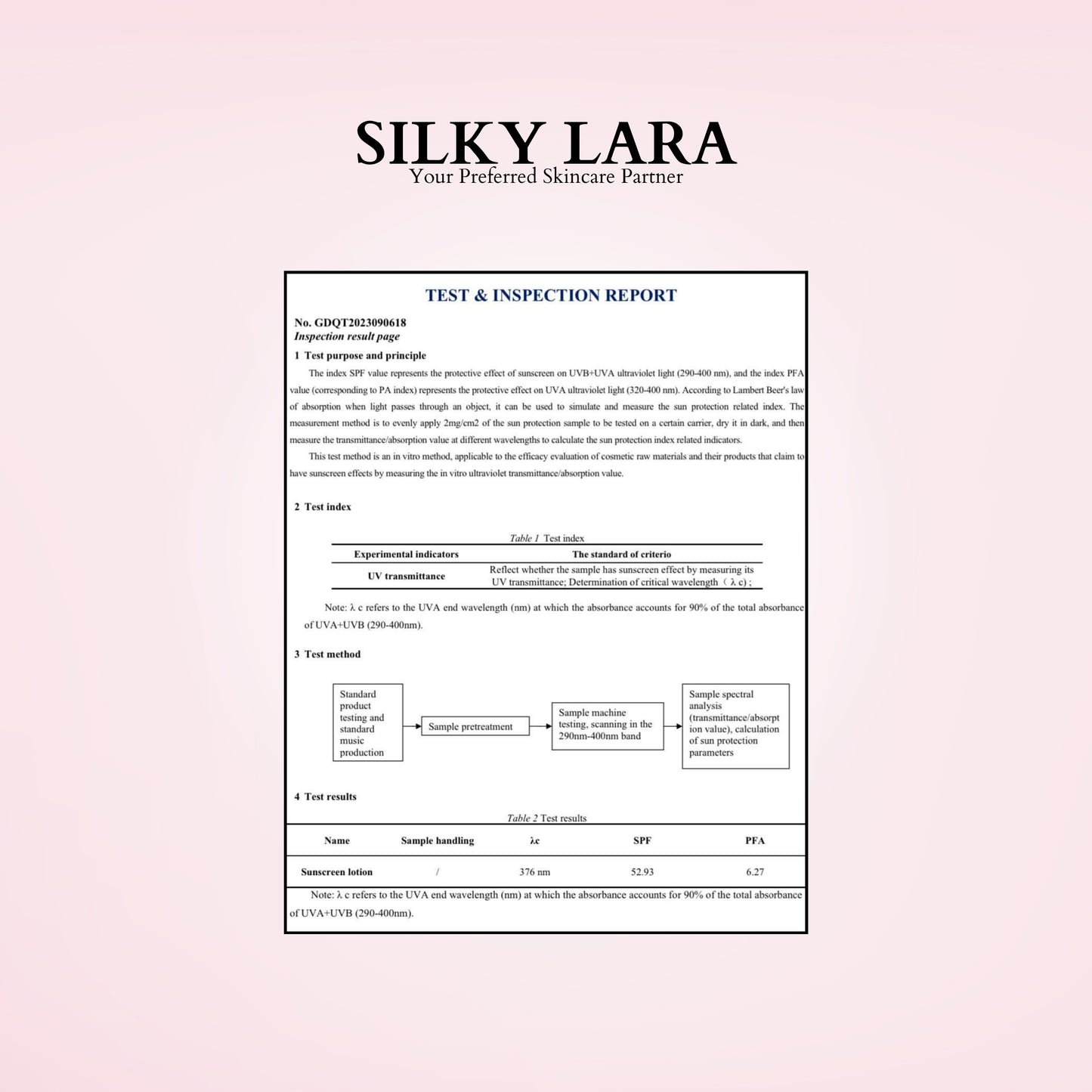 Silky Lara Sunscreen Lotion