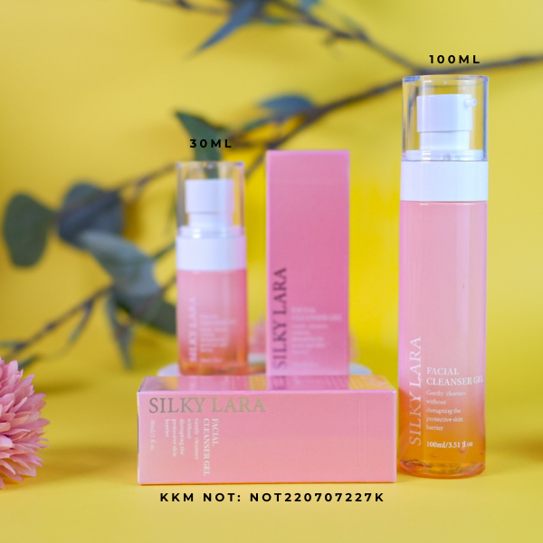 Silky Lara Pencuci Muka Gel 30ml dan 100ml