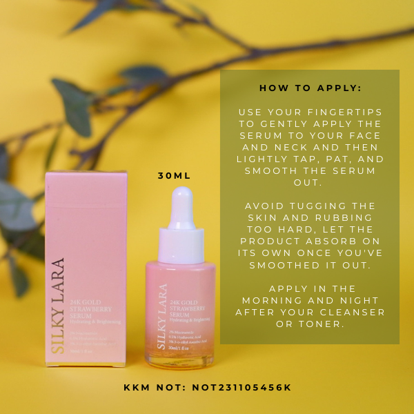 L002 Silky Lara 24K Strawberry Serum