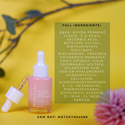 L002 Silky Lara 24K Strawberry Serum