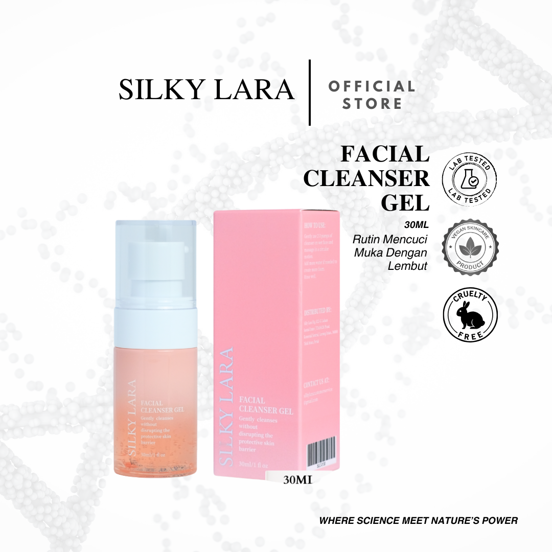 Silky Lara Pencuci Muka Gel 30ml dan 100ml