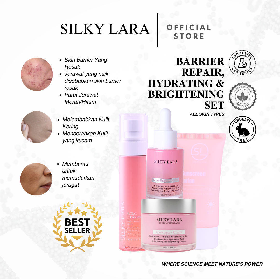 Silky Lara Hydrating Series Skincare Set: Repair Barrier