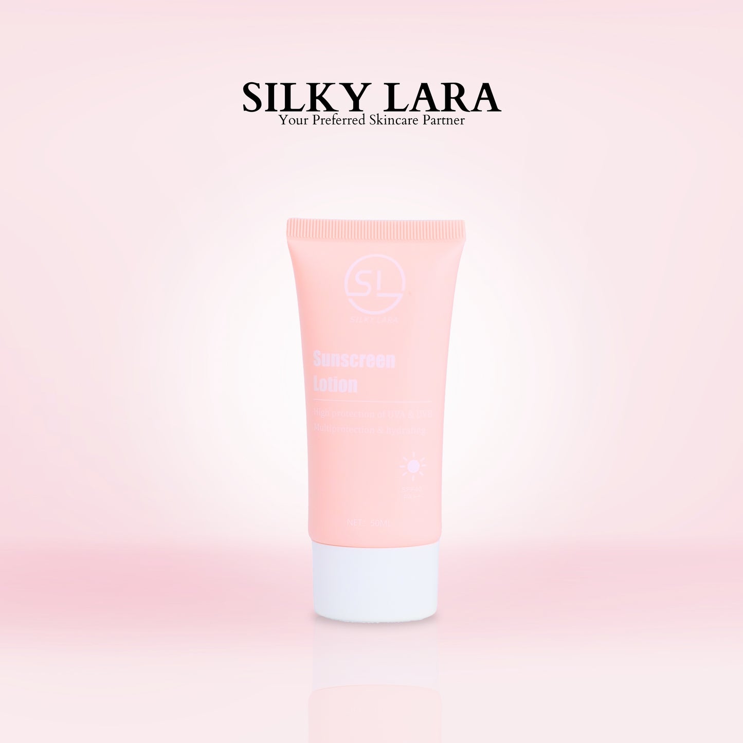 Silky Lara Sunscreen Lotion SPF40++ 50ML