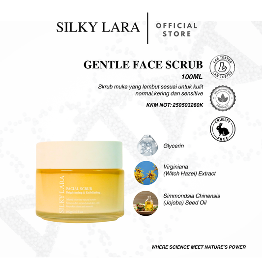 Silky Lara Facial Scrub Exfoliating & Brightening