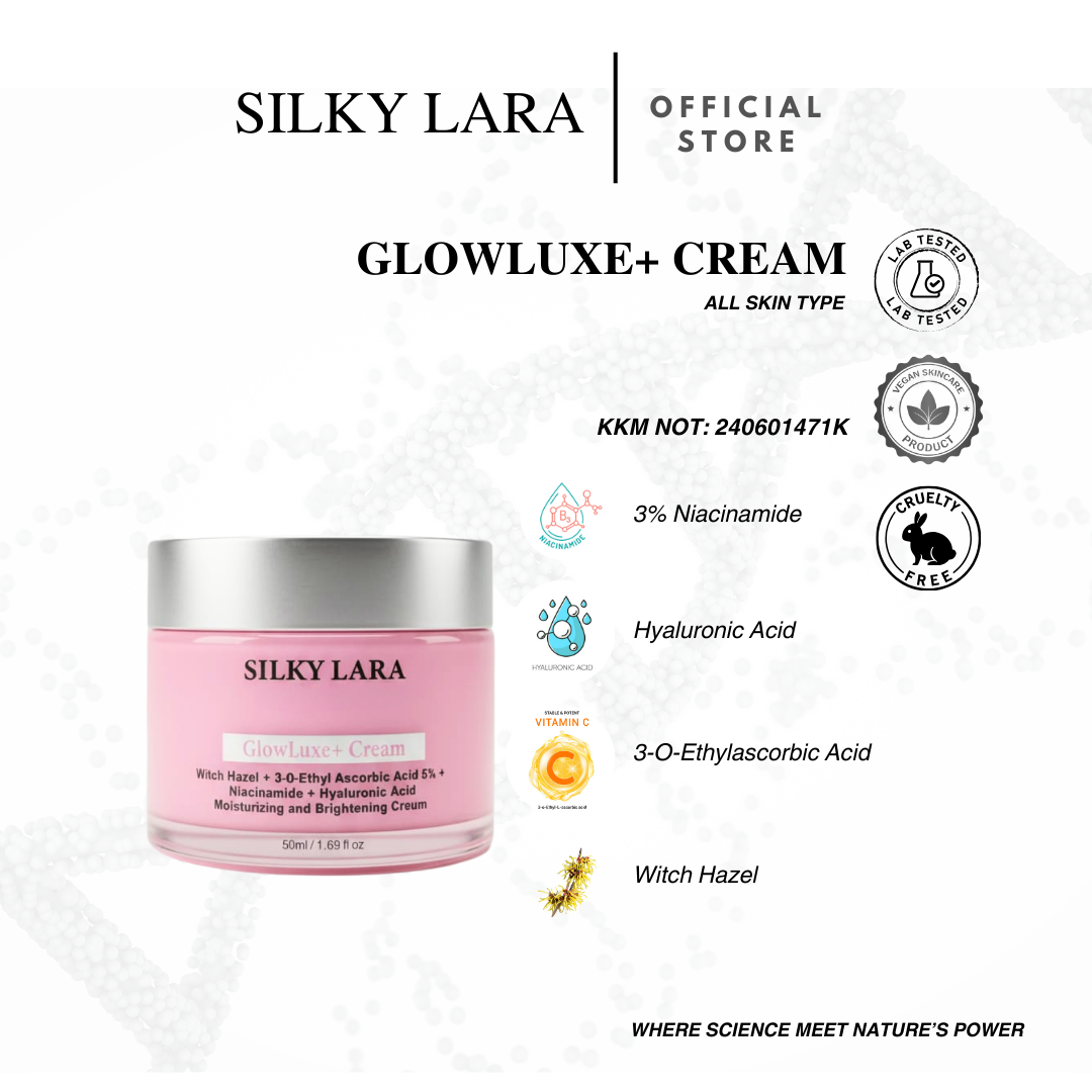 Silky Lara Glow Luxe Krim  Melembabkan & Mencerahkan