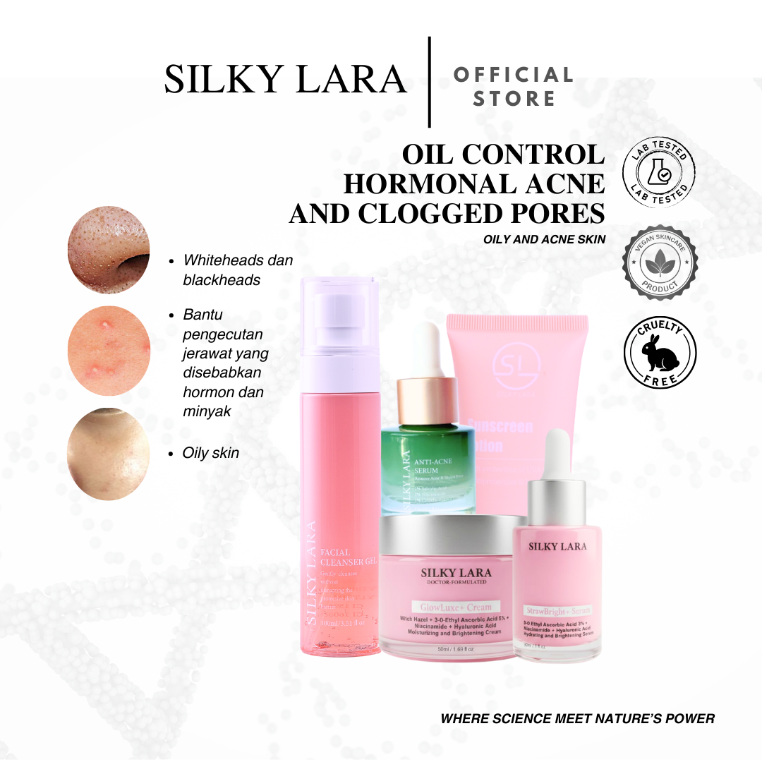 Silky Lara Acne and Oily Skin Series Skincare Set