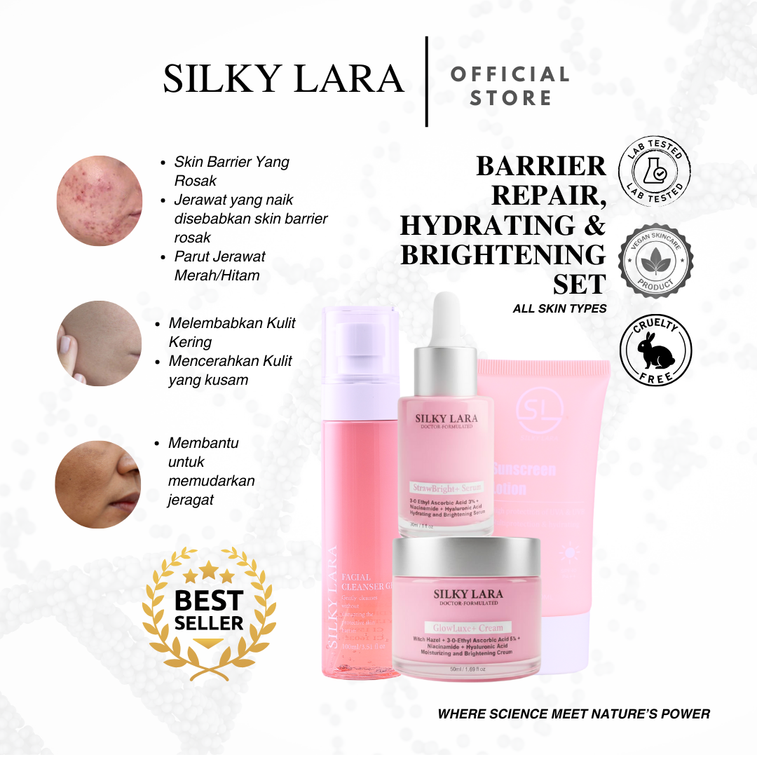 Silky Lara Hydrating Series Skincare Set: Repair Barrier
