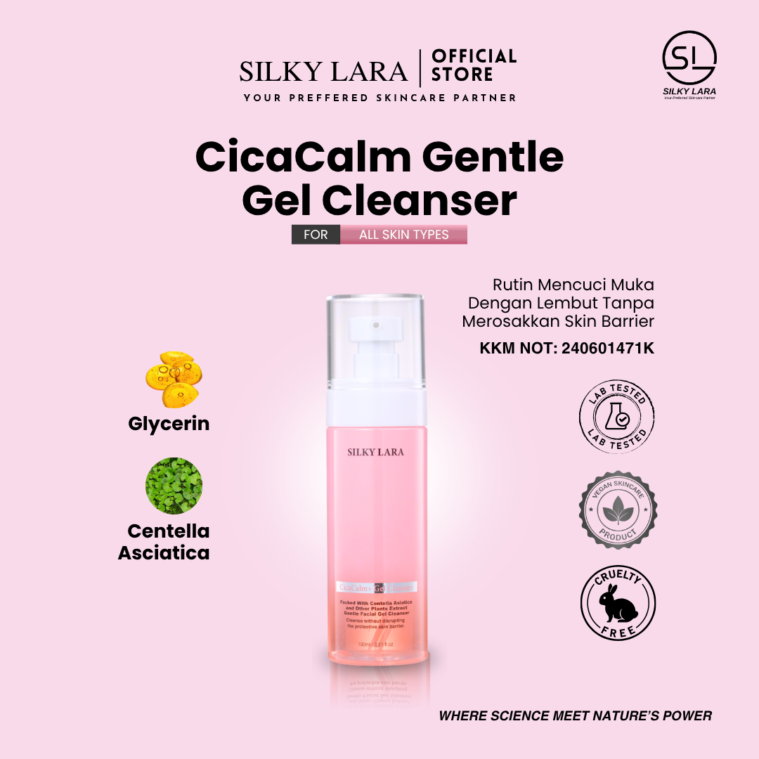 Silky Lara CicaCalm+ Gentle Gel Cleanser