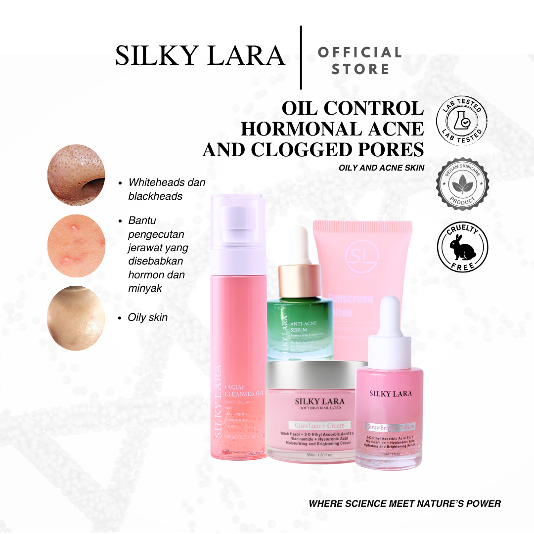 Silky Lara Acne and Oily Skin Series Skincare Set