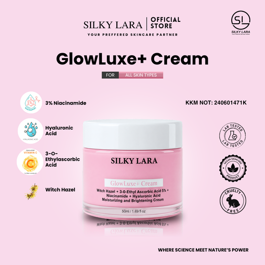 Silky Lara Glow Luxe Krim  Melembabkan & Mencerahkan