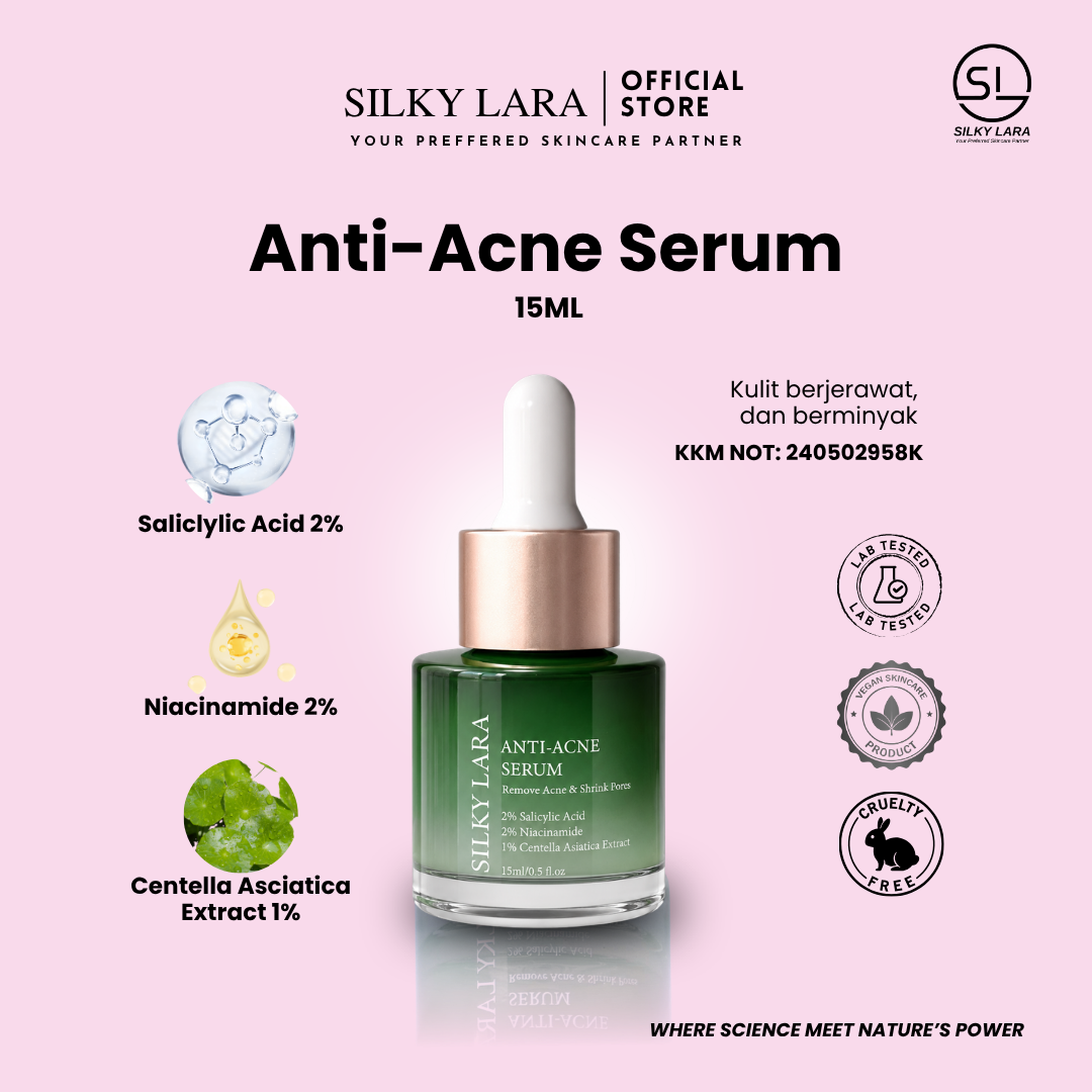 Silky Lara Serum Jerawat 2% Salicylic Acid
