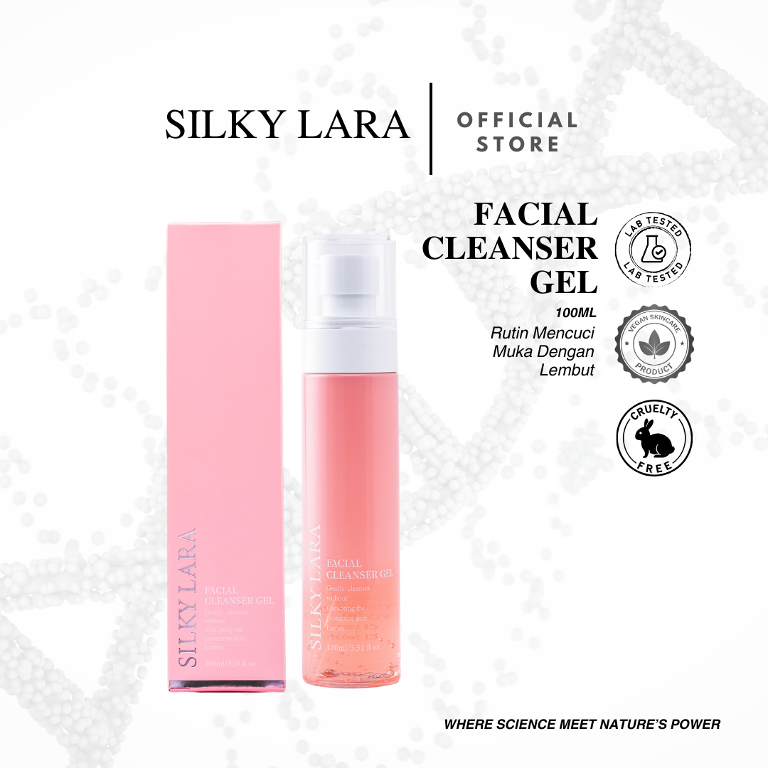 Silky Lara Pencuci Muka Gel 30ml dan 100ml