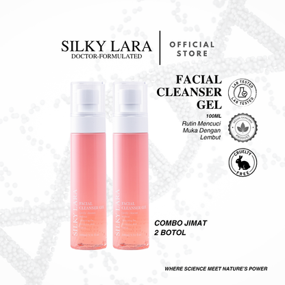 Silky Lara Pencuci Muka Gel 30ml dan 100ml