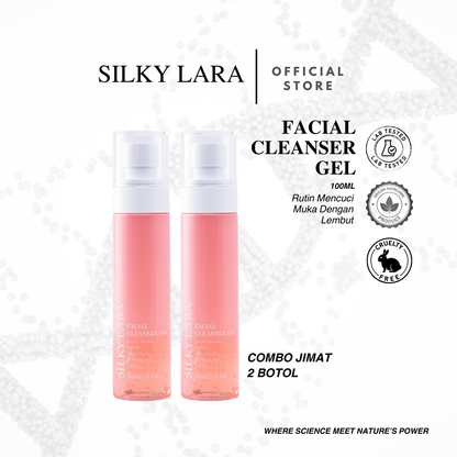 Silky Lara Pencuci Muka Gel 30ml dan 100ml