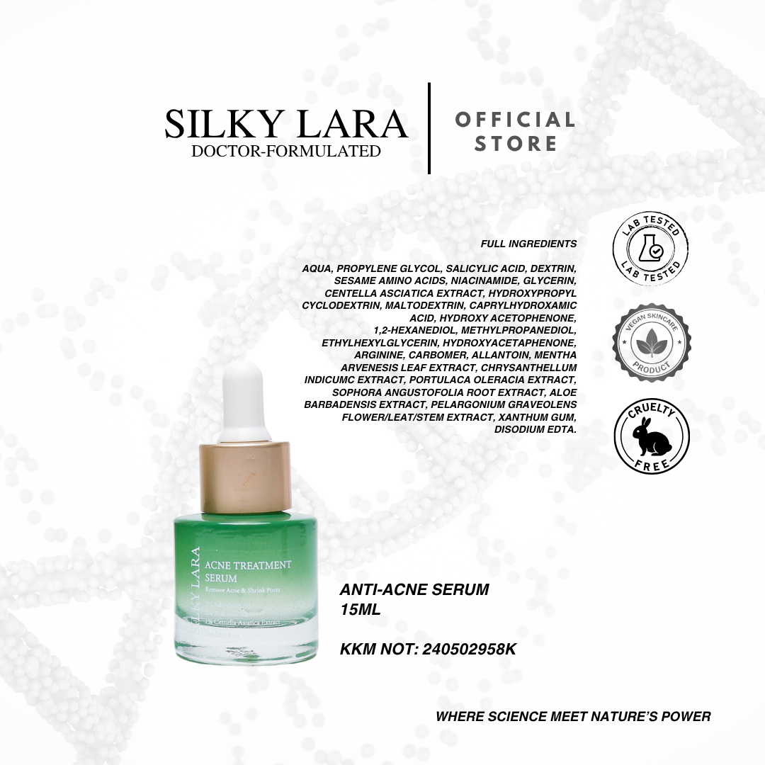 SILKY LARA ANTI-ACNE SERUM ( SALICYLIC ACID 2%)