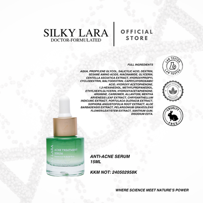 SILKY LARA ANTI-ACNE SERUM ( SALICYLIC ACID 2%)