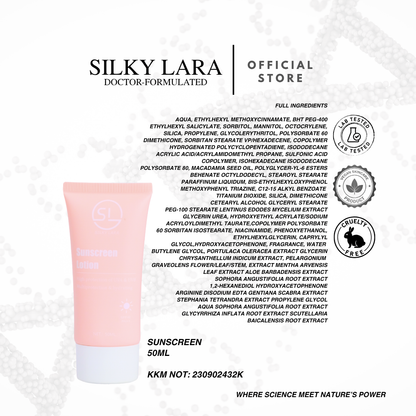 SILKY LARA COMBO A : SET PENJAGAAN KULIT LENGKAP
