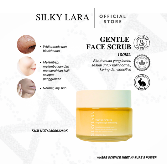 Silky Lara Facial Scrub Exfoliating & Brightening
