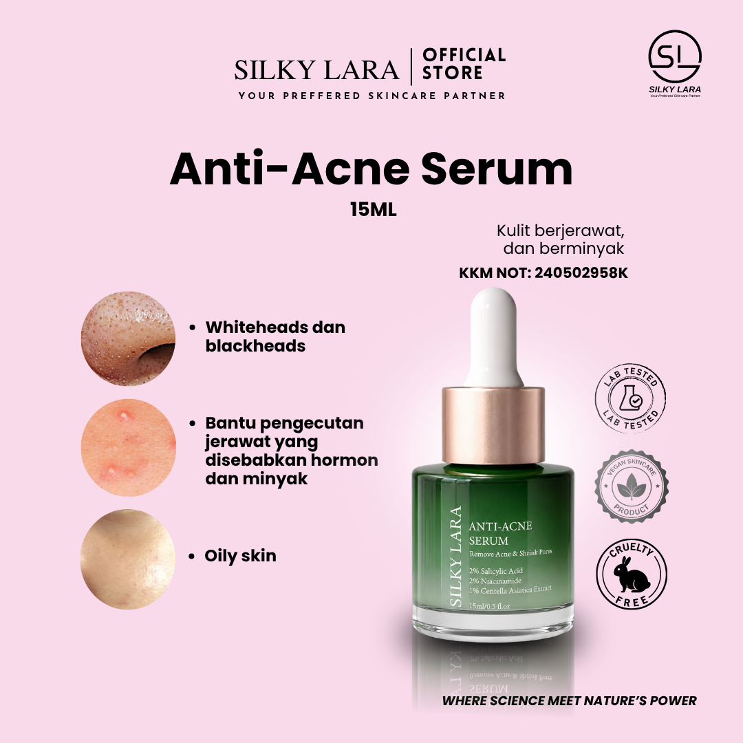 Silky Lara Serum Jerawat 2% Salicylic Acid