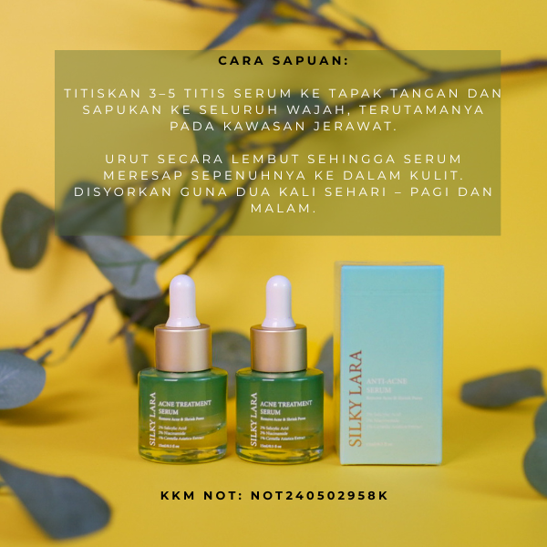 SILKY LARA ANTI-ACNE SERUM ( SALICYLIC ACID 2%)