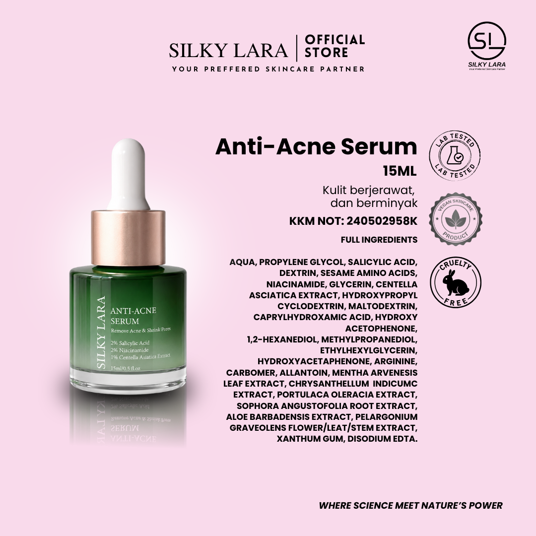 Silky Lara Serum Jerawat 2% Salicylic Acid