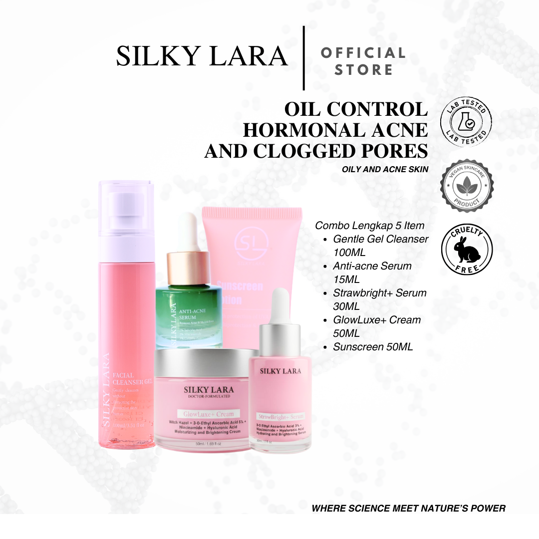 Silky Lara Acne and Oily Skin Series Skincare Set