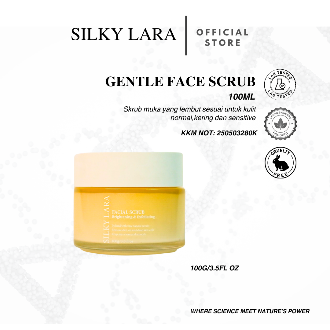 Silky Lara Facial Scrub Exfoliating & Brightening