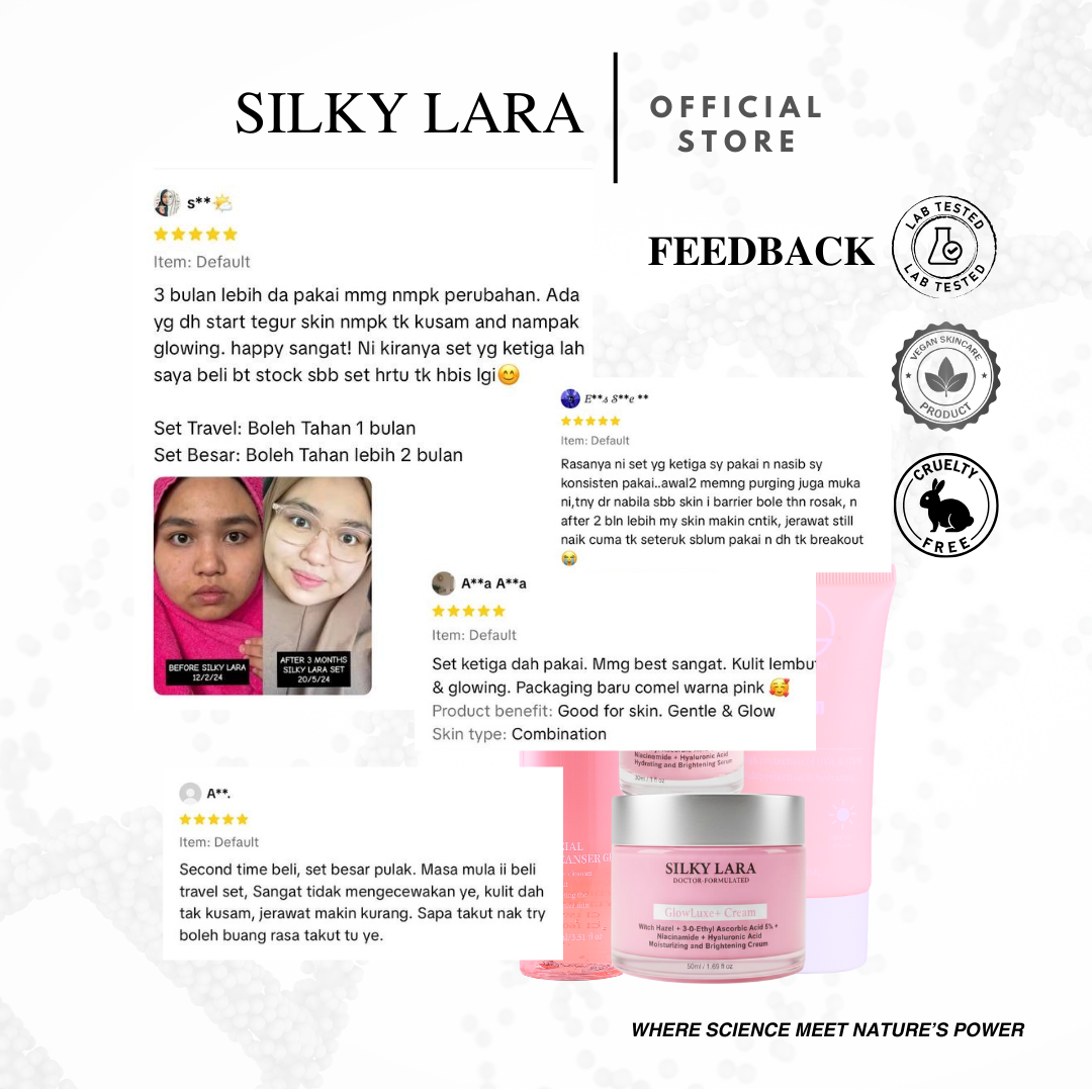 Silky Lara Hydrating Series Skincare Set: Repair Barrier