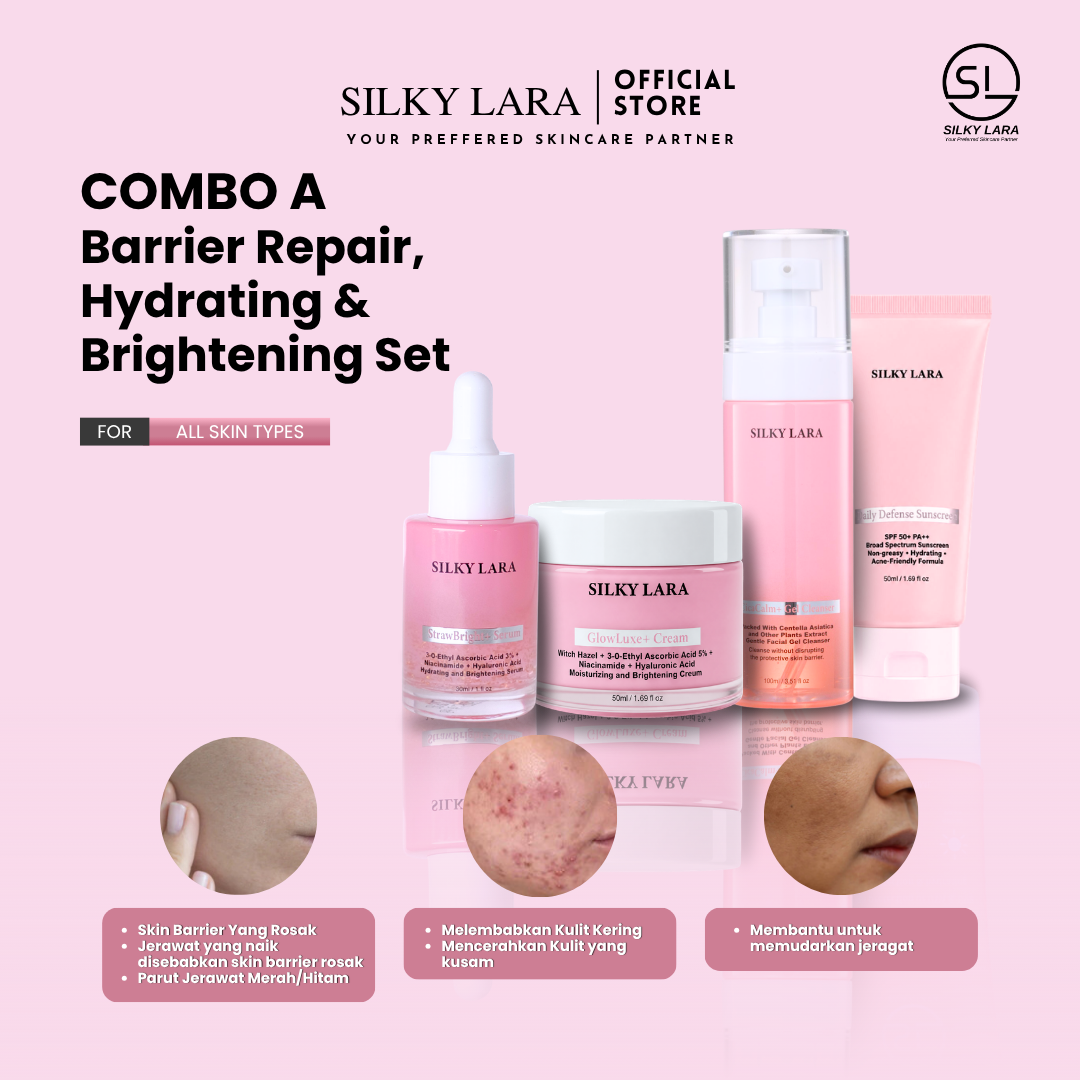 Silky Lara Hydrating Series Skincare Set: Repair Barrier