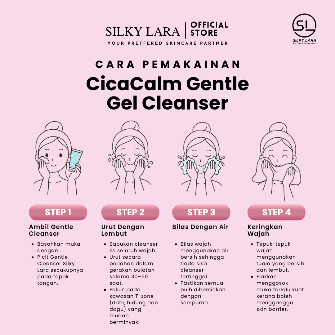 Silky Lara CicaCalm+ Gentle Gel Cleanser