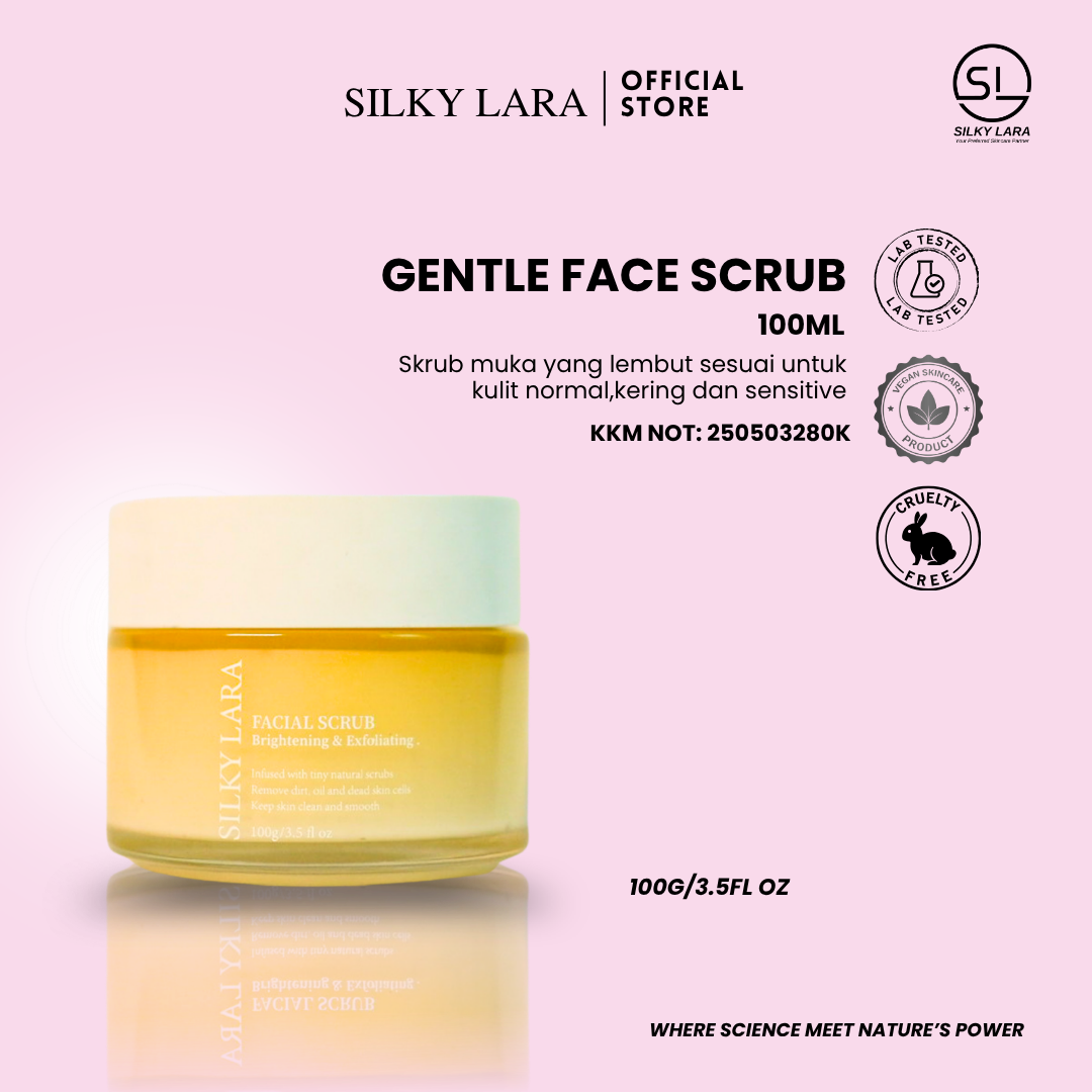 Silky Lara Facial Scrub Exfoliating & Brightening