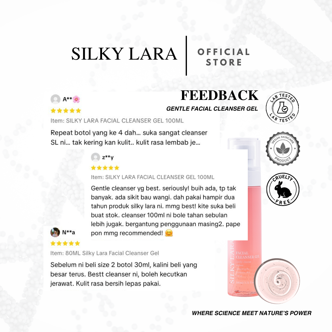 Silky Lara Pencuci Muka Gentle Facial Gel