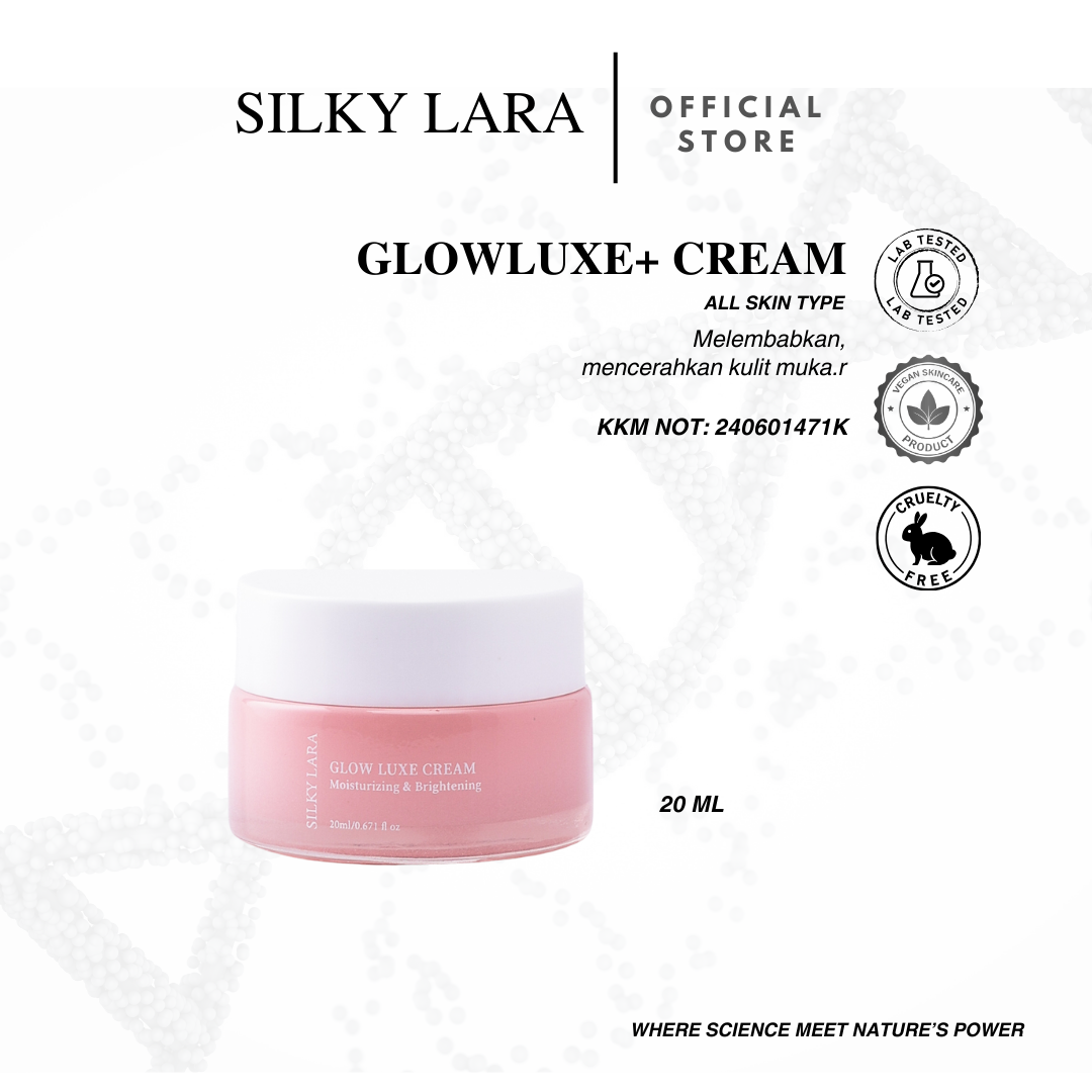Silky Lara Glow Luxe Krim  Melembabkan & Mencerahkan