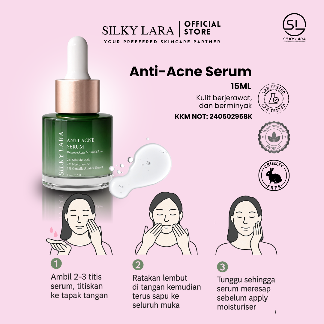 Silky Lara Serum Jerawat 2% Salicylic Acid
