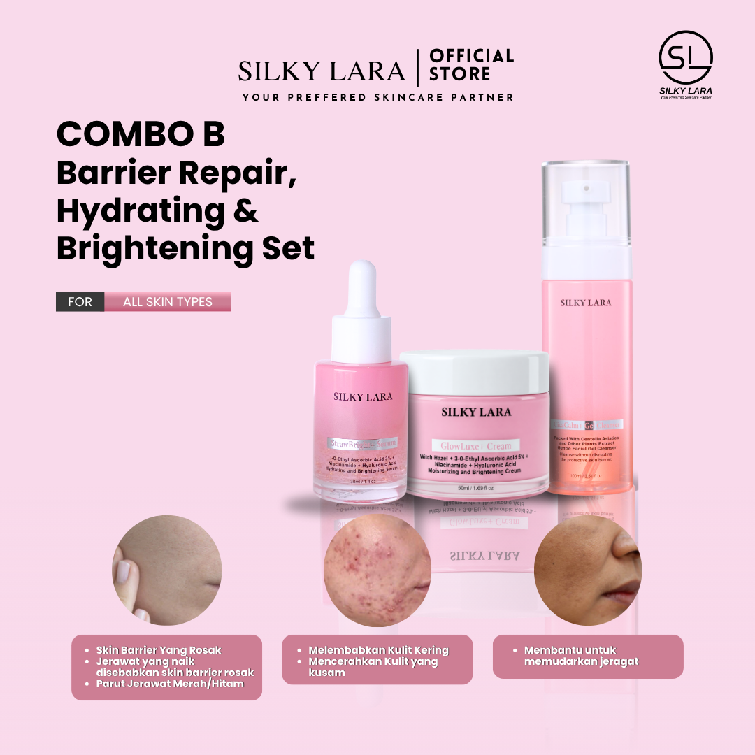 Silky Lara Hydrating Series Skincare Set: Repair Barrier