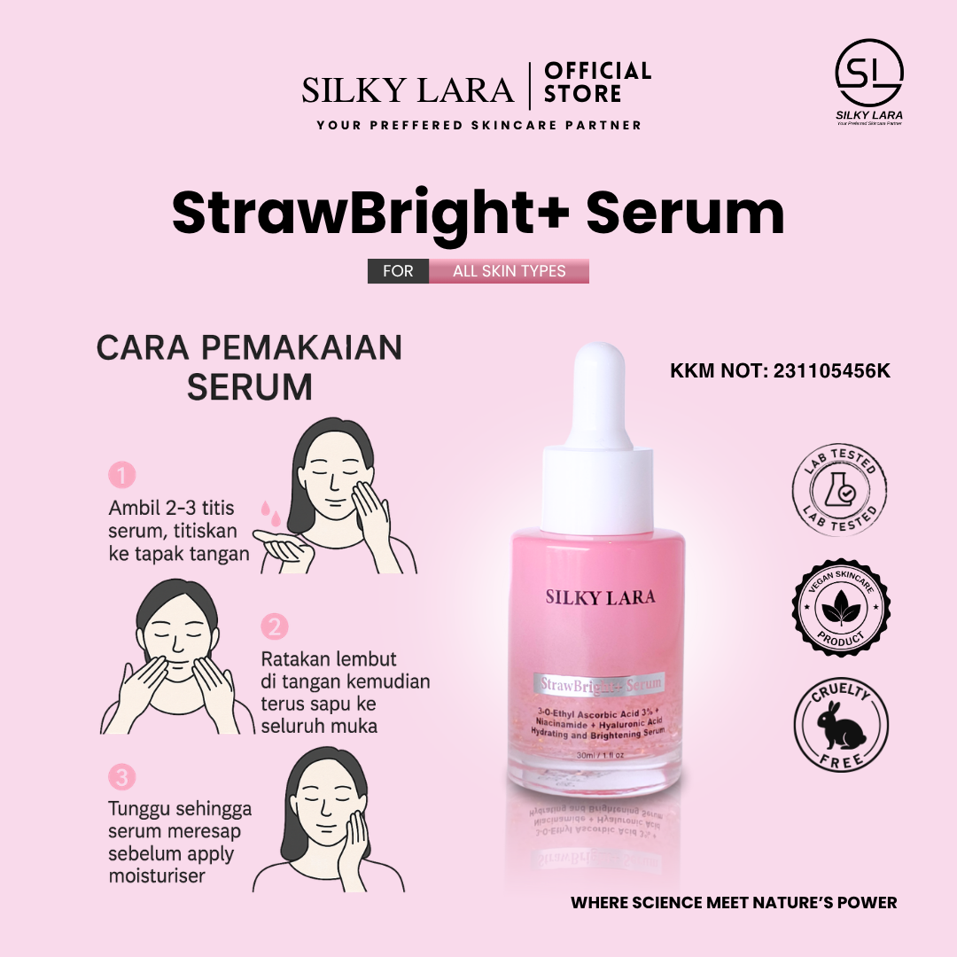 Silky Lara Strawbright+ Serum