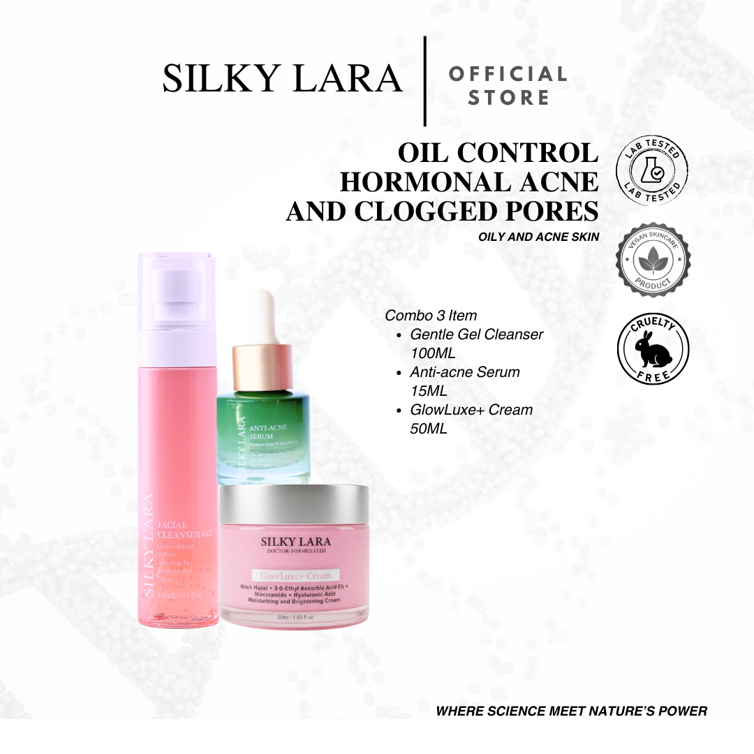 Silky Lara Acne and Oily Skin Series Skincare Set