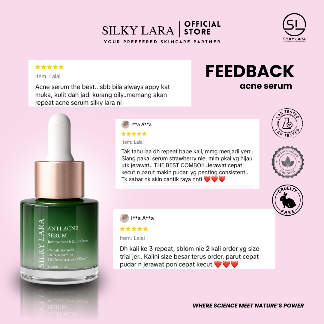 Silky Lara Serum Jerawat 2% Salicylic Acid