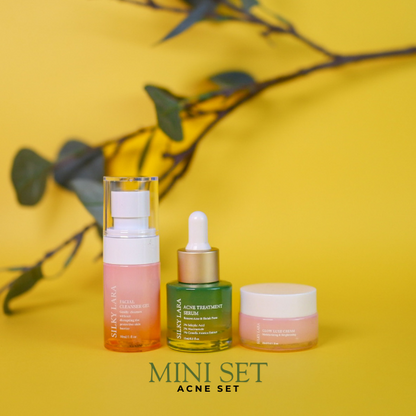 PRE ORDER SET TRAVEL/SET MINI (PENCUCI MUKA 30ML,SERUM MUKA 15ML, GLOW LUXE CREAM 20ML)