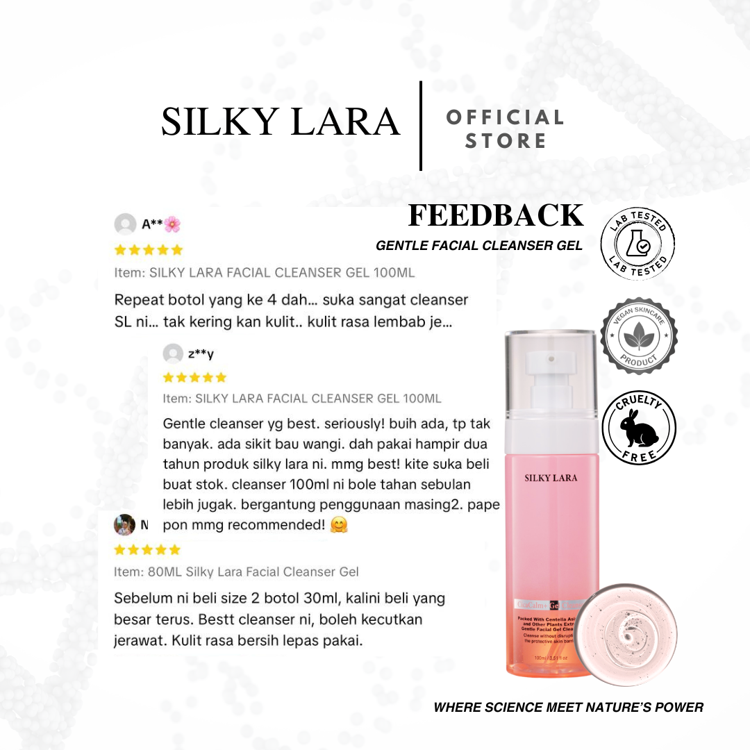 Silky Lara Pencuci Muka Gentle Facial Gel