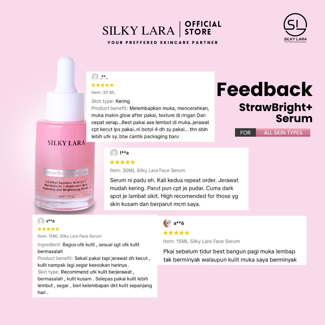 Silky Lara Strawbright+ Serum