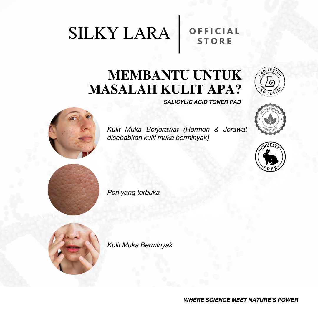 Silky Lara Serum Jerawat 2% Salicylic Acid