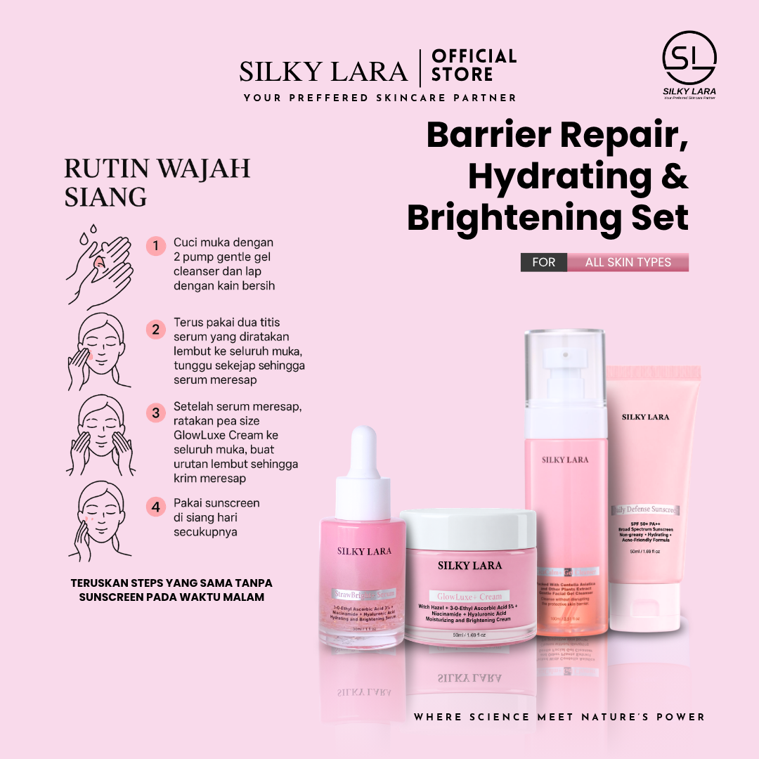 Silky Lara Hydrating Series Skincare Set: Repair Barrier