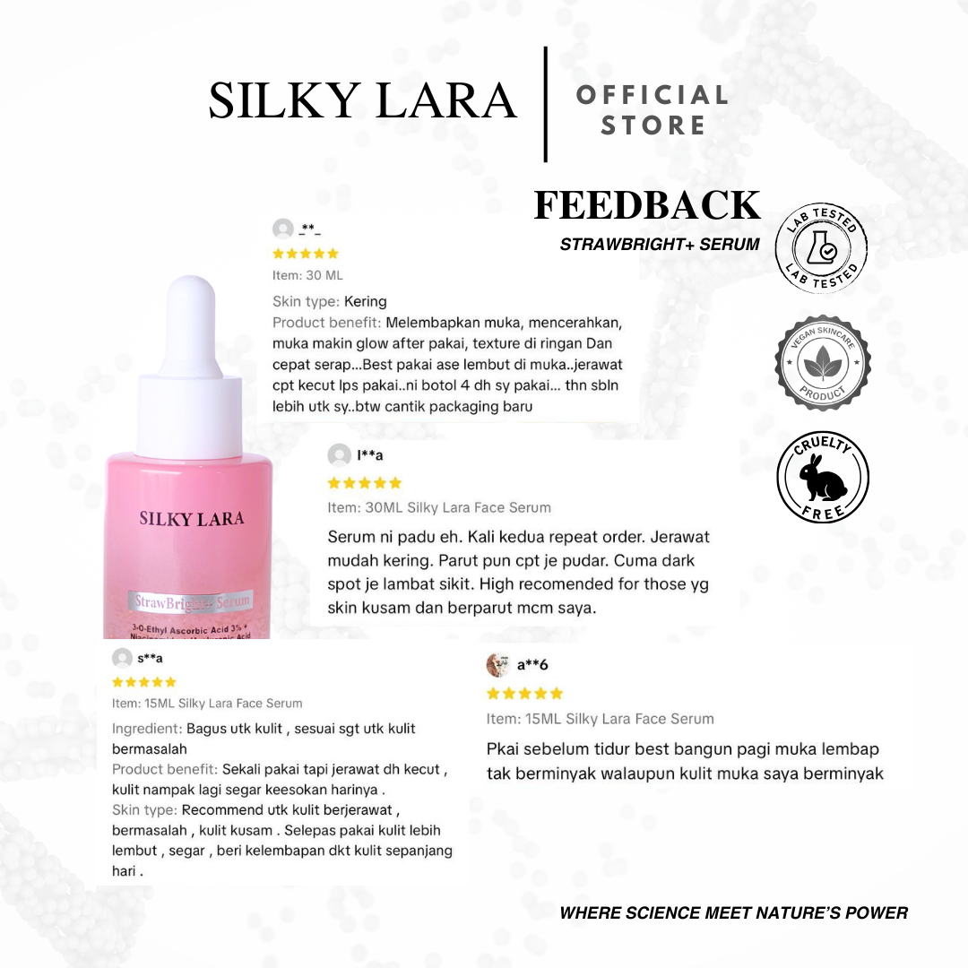 Silky Lara Strawbright Serum