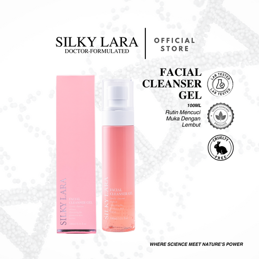 Silky Lara Pencuci Muka Gel 30ml dan 100ml